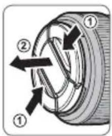 FUJIFILM XF 60mm f2.4 R Macro - Rimozione dei tappi copri ottica - 1