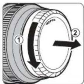 FUJIFILM XF 90mm f2.0 R LM WR - Rimozione dei tappi copri ottica - 2