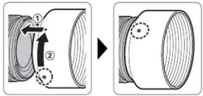 FUJIFILM XF 90mm f2.0 R LM WR - Anbringender Sonnenblende - 1
