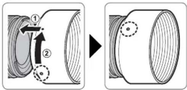 FUJIFILM XF 90mm f2.0 R LM WR - レンズフードの取り付出方 - 1
