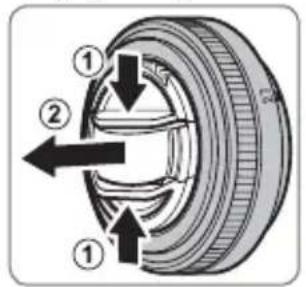 FUJIFILM XF 27mm f2.8 - Abnehmend der Objektivdeckel - 1
