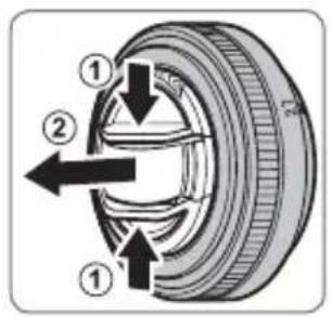 FUJIFILM XF 27mm f2.8 - Rimozione dei tappi copri ottica - 1