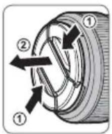 FUJIFILM XF 18mm f2.0 R - Rimozione dei tappi copri ottica - 1
