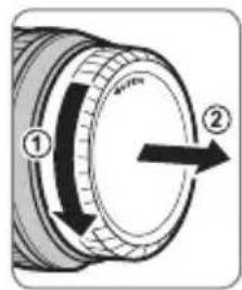 FUJIFILM XF 18mm f2.0 R - Abnehmen der Objektivdeckel - 2