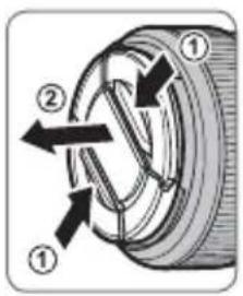 FUJIFILM XF 18mm f2.0 R - Suojusten poistaminen - 1