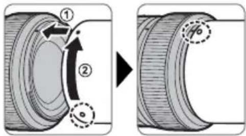 FUJIFILM XF 18mm f2.0 R - Podłuczanie osłony przyciwstonecznej - 1