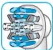ORAL-B Genius 9100S - La brossette oral-b crossaction - 1