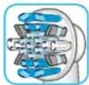 ORAL-B Genius 9100S - Cabeça de escova Oral-B CrossAction - 1