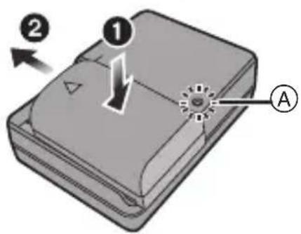 PANASONIC Lumix DMWBTC10 - Attach the battery by paying attention to its direction, then slide the battery in until it is secure. - 2