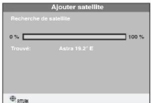 Ajouter satellite Recherche de satellite 0 % 100 % Trouvé: Astra 19.2° E