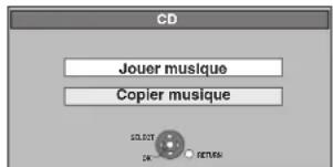 CD Jouer musique Copier musique SOLD RETURN