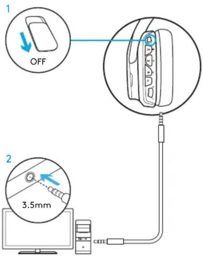 LOGITECH G935 - CONFIGURACIÓN PARA PC (CONEXIÓN DE 3,5 MM) - 1