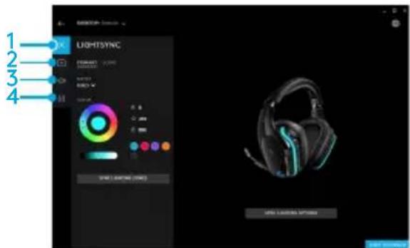 LOGITECH G935 - CONFIGURATION POUR CONSOLE: XBOX ONE™, PS4™ OU SWITCH™ - 2
