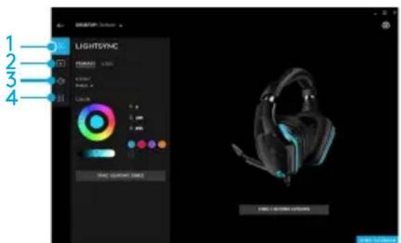 LOGITECH G635 - "LOGITECH G HUB SOFTWARE" - 3