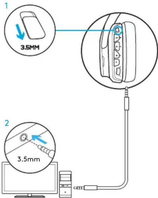LOGITECH G635 - PC:N KÄYTTÖÖNOTTO (3,5 MM:N TILA) - 1