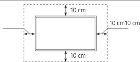 SAMSUNG UE55RU8000 - Ventilation adaptée de votre téléviseur - 2
