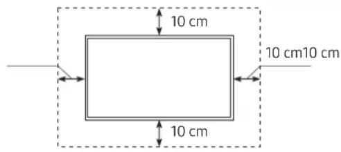 SAMSUNG UE82RU8000 - Ausreichende Belüftung Ihres Geräts - 2