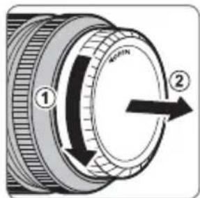 FUJIFILM XF 14mm f2.8 R - Rimozione dei tappi copri ottica - 2