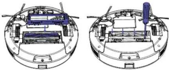Zoef Robot Jannie JS800W - Hauptbürste reinigen - 4
