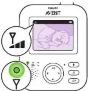 PHILIPS AVENT SCD831 - Verbinden der Elterneinheit mit der Babyeinheit - 6
