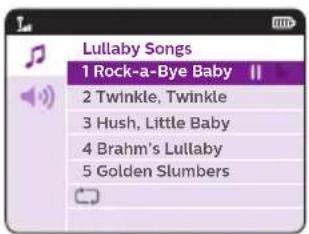 PHILIPS AVENT SCD831 - Valg av vugevise - 2