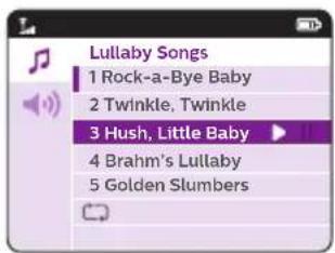 PHILIPS AVENT SCD831 - Slaapliedjes kiezen - 2