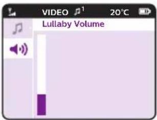 PHILIPS AVENT SCD831 - Volume della ninna nanna - 1