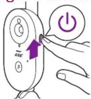 PHILIPS AVENT SCD831 - Ligar a unidade dos pais e a unidade do bebé - 1