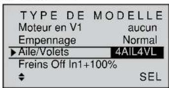 GRAUPNER MX20 HOTT - Aile avec 8 gouvernes - 2
