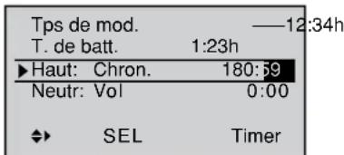 GRAUPNER MX20 HOTT - Chronomètre décompte - compte à rebours (fonction Timer alarme) - 2