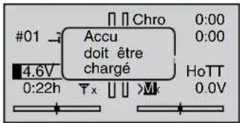 GRAUPNER MX20 HOTT - Alimentation de I'emetteur - 1