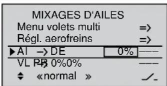 GRAUPNER MX20 HOTT - Ailerons Direction - 1