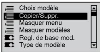 GRAUPNER MX20 HOTT - Copier/Supprimer - 1