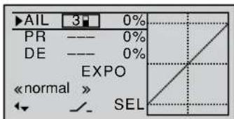 GRAUPNER MX20 HOTT - Fonction Exponentielle - 3
