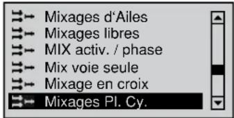 GRAUPNER MX20 HOTT - Mixage plateau cyclique - 1