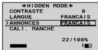 GRAUPNER MX20 HOTT - Changement de langue - 4