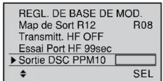 GRAUPNER MX20 HOTT - (Présélection) Sortie DSC - 1