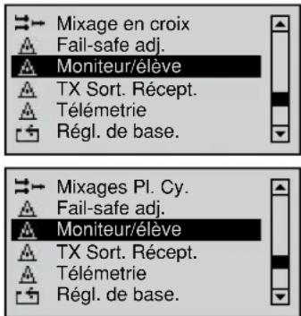 GRAUPNER MX20 HOTT - Binding entre émetteur-moniteur et émetteur-élève - 1