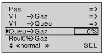 GRAUPNER MX20 HOTT - Anti-couple (Queu) Gaz - 1
