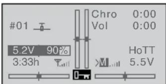 GRAUPNER MX20 HOTT - Verrouillage - 1