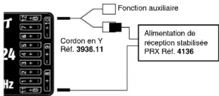 GRAUPNER MX20 HOTT - Alimentation de la réception - 1