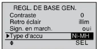 GRAUPNER MX20 HOTT - Type d'accu - 1
