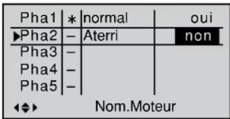 GRAUPNER MX20 HOTT - « Réglages des phases de vol » (page 124) - 2