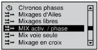 GRAUPNER MX20 HOTT - MIX act. / Phase de vol - 1