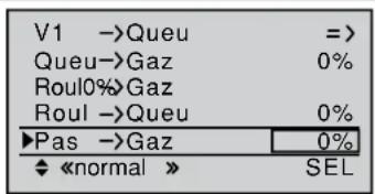 GRAUPNER MX20 HOTT - Lateral Gaz et Longitudinal (Pas) Gaz - 1