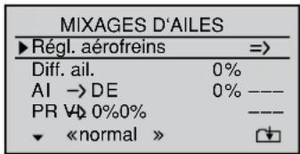 GRAUPNER MX20 HOTT - Ajustement des gouvernes des ailes - 4
