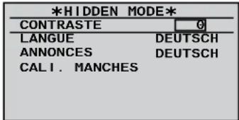 GRAUPNER MX20 HOTT - MODE MASQUE - 1