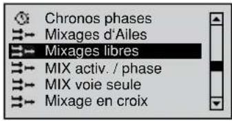 GRAUPNER MX20 HOTT - Mixages libres linéaires et mixages de courbes - 1