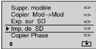 GRAUPNER MX20 HOTT - Import à partir de SD - 1