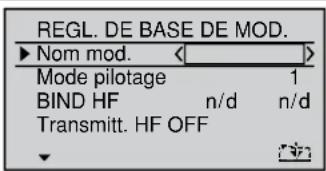 GRAUPNER MX20 HOTT - Nom du modele - 1